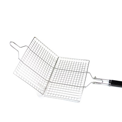 Wholesale High Quality Barbecue Wire Mesh Stainless Steel BBQ Grill Adjustable Grill Mesh