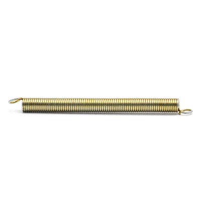 Customized tension spring with yellow zinc plated,Tension spring for sports equipment