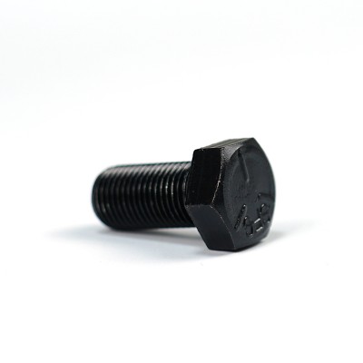 Hex Head Bolts Brass Black Carbon Steel High Strength OEM